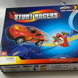 Stunt Racer Car and 360 Speedway, Inertia Powered Comes with car